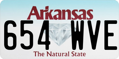 AR license plate 654WVE