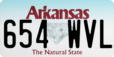 AR license plate 654WVL