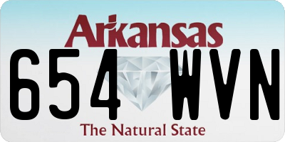 AR license plate 654WVN