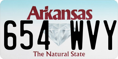 AR license plate 654WVY