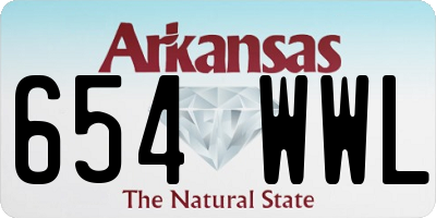 AR license plate 654WWL