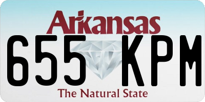 AR license plate 655KPM