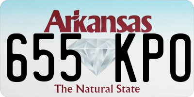 AR license plate 655KPO
