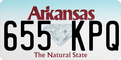 AR license plate 655KPQ