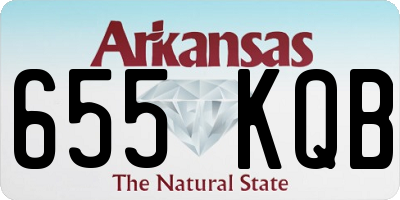 AR license plate 655KQB
