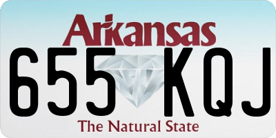 AR license plate 655KQJ