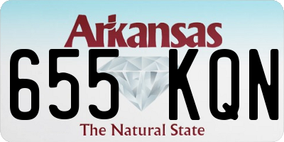 AR license plate 655KQN