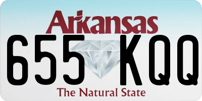 AR license plate 655KQQ