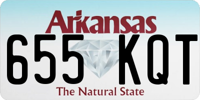 AR license plate 655KQT