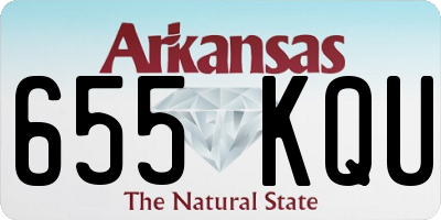 AR license plate 655KQU