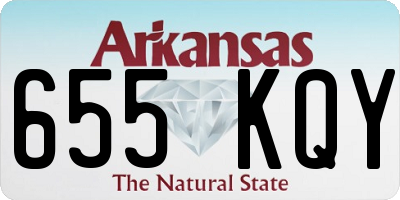 AR license plate 655KQY