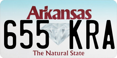AR license plate 655KRA