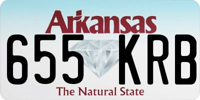 AR license plate 655KRB