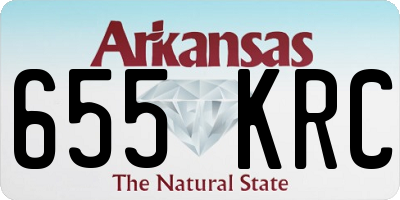 AR license plate 655KRC