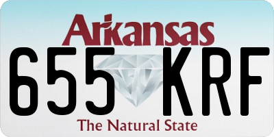 AR license plate 655KRF