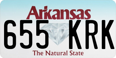 AR license plate 655KRK