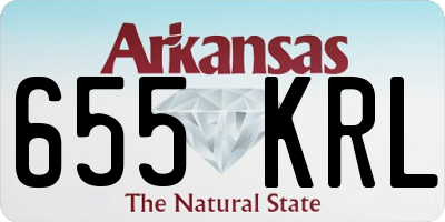 AR license plate 655KRL