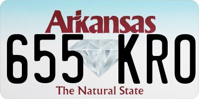 AR license plate 655KRO