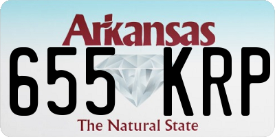 AR license plate 655KRP
