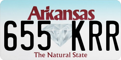 AR license plate 655KRR