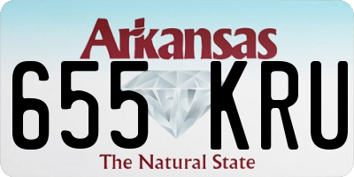 AR license plate 655KRU