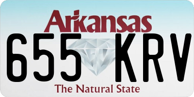 AR license plate 655KRV