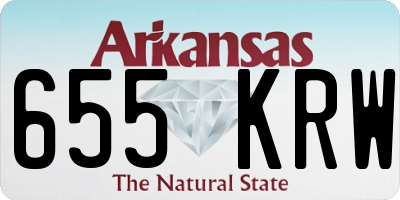 AR license plate 655KRW