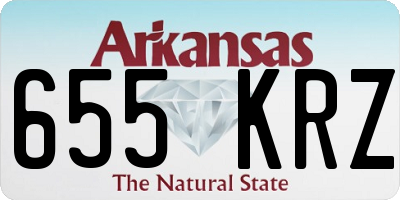 AR license plate 655KRZ
