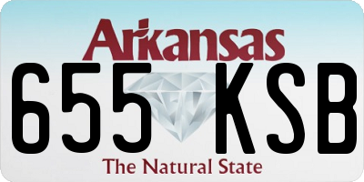 AR license plate 655KSB