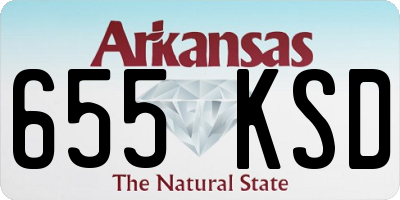 AR license plate 655KSD