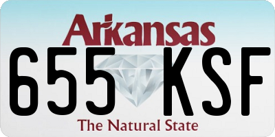 AR license plate 655KSF