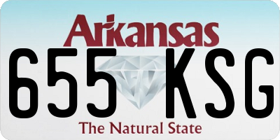 AR license plate 655KSG