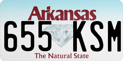 AR license plate 655KSM