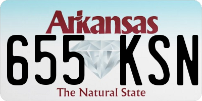 AR license plate 655KSN