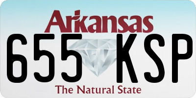 AR license plate 655KSP