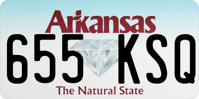 AR license plate 655KSQ