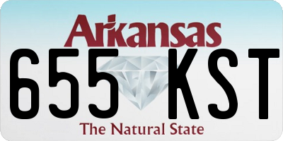 AR license plate 655KST