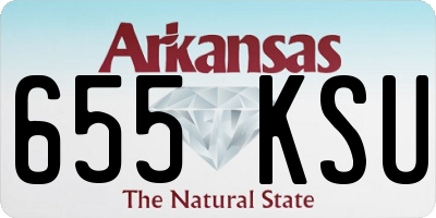 AR license plate 655KSU