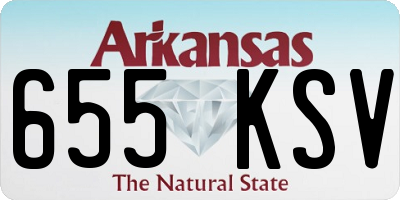 AR license plate 655KSV