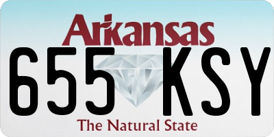 AR license plate 655KSY