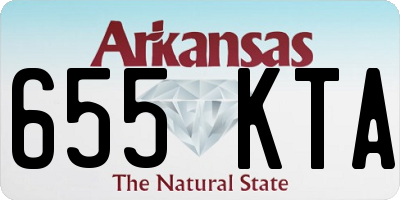 AR license plate 655KTA