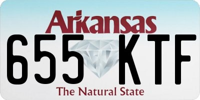AR license plate 655KTF