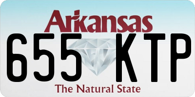 AR license plate 655KTP