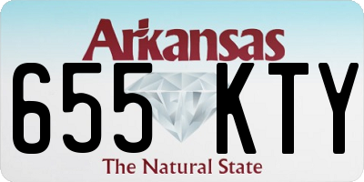 AR license plate 655KTY