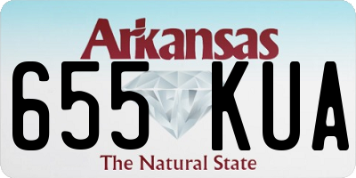 AR license plate 655KUA