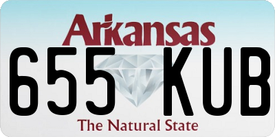AR license plate 655KUB