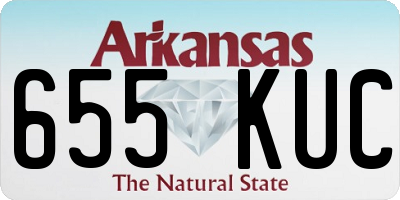 AR license plate 655KUC