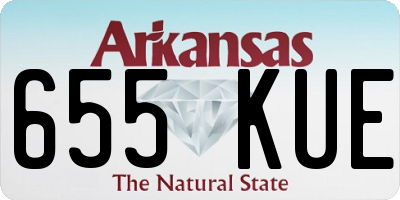 AR license plate 655KUE