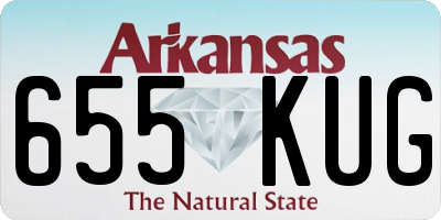 AR license plate 655KUG