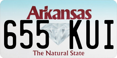 AR license plate 655KUI